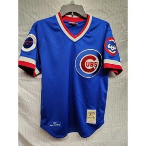 CUBS 1984 COOPERSTOWN COLLECTION BY MITCHELL NESS NOSTLGIA CO. - MED - FREE SHIP